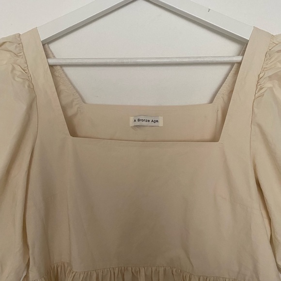 A Bronze Age Serenity Puff Sleeve Dress M - Picture 3 of 7